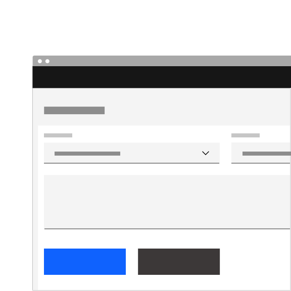 Do use high-emphasis and medium-emphasis buttons in a button group. Do use high-emphasis and medium-emphasis buttons in a button group.
