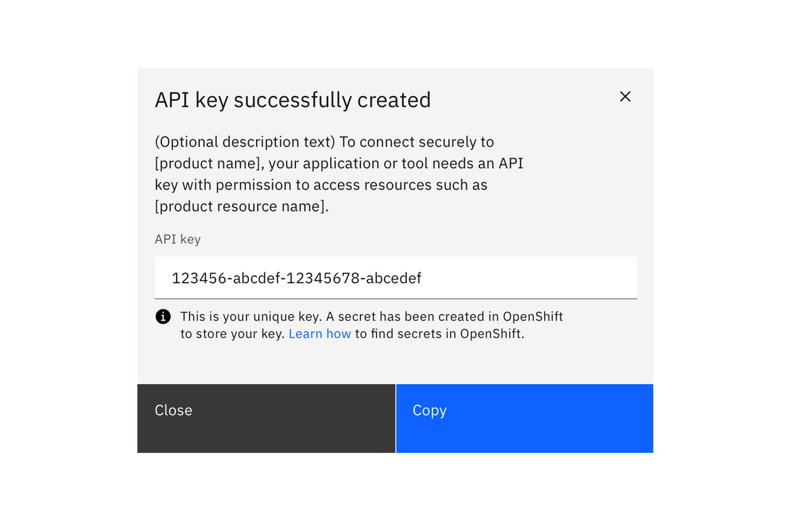 If a key is recoverable in another UI or platform, inform the user and link to instructions for recovering the key. If a key is recoverable in another UI or platform, inform the user and link to instructions for recovering the key.