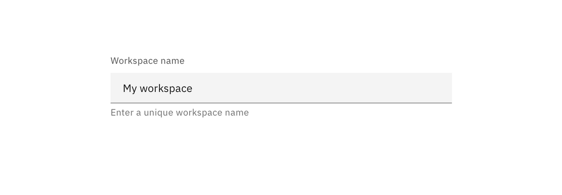 Input field with helper text Input field with helper text
