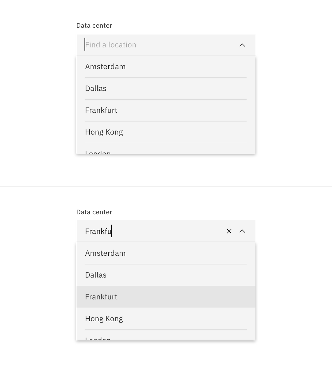 Combo box typing and option hover jumping to matched entry in the menu. Combo box typing and option hover jumping to matched entry in the menu.